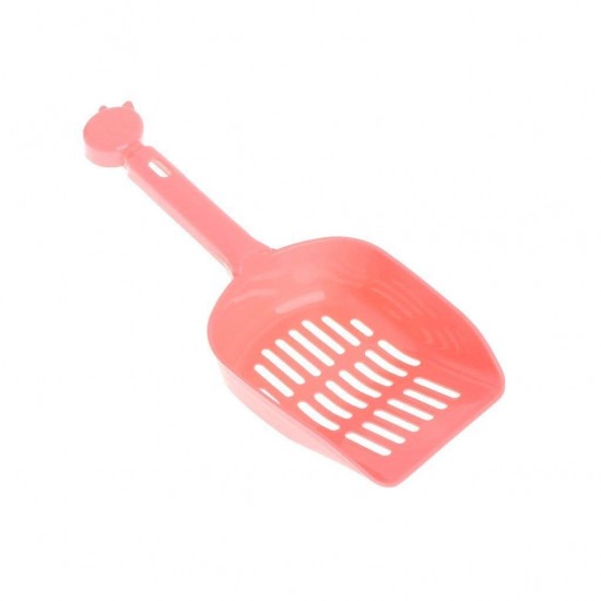 Sifter for Little Pieces PUPPYROCAT Cat Litter Shovel Big but Light Sturdy Shovel Shape Different Sized Holes Pointed Edge for Getting in Corners Plastic 